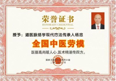国医百科官网特别报道  中华道医脉络学现代疗法传承人——杨忠